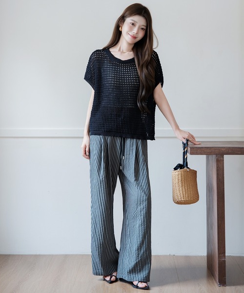 セットアップ メッシュニット春夏セットアップ レディース : ZOZOTOWN