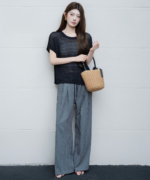 セットアップ メッシュニット春夏セットアップ レディース : ZOZOTOWN