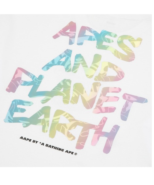 「AAPE BY A BATHING APE」 長袖Tシャツ SMALL ブラック メンズ_画像8