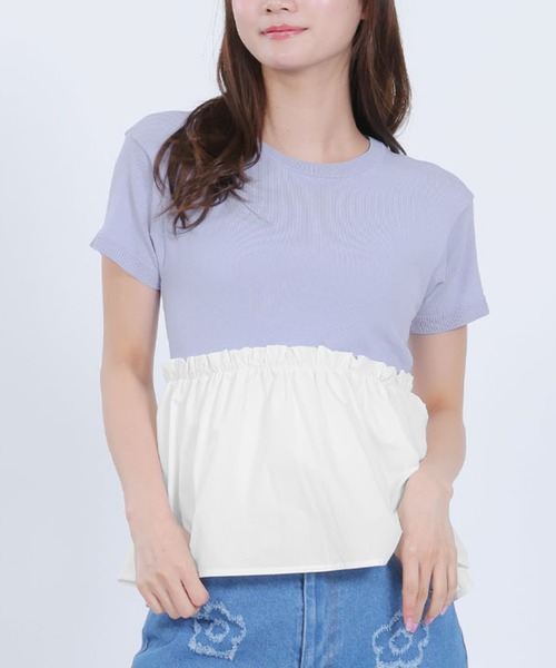 MARY QUANT（マリークヮント） tシャツ 半袖 マリークワント ペプラム