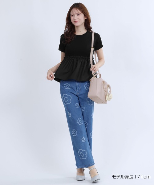 MARY QUANT（マリークヮント） tシャツ 半袖 マリークワント ペプラム