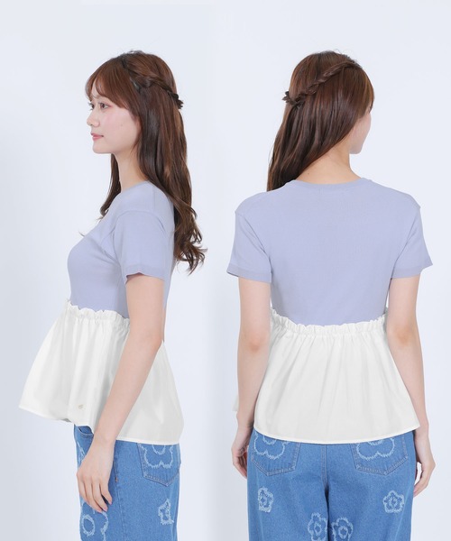 MARY QUANT（マリークヮント） tシャツ 半袖 マリークワント ペプラム