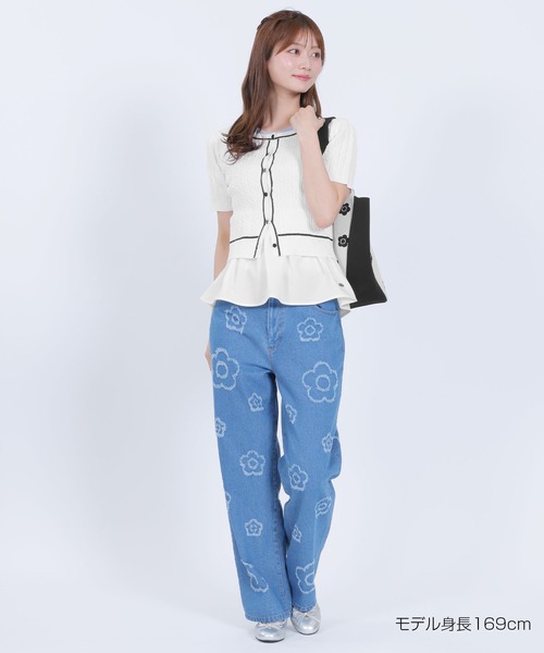 MARY QUANT（マリークヮント） tシャツ 半袖 マリークワント ペプラム