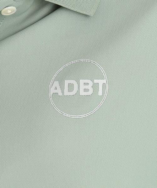 「adabat」 半袖ポロシャツ 38 グリーン レディース_画像5