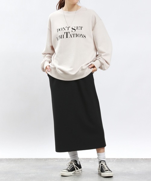 「GLOBAL WORK Smile Seed Store」 スカート MEDIUM ブラック レディース_画像4