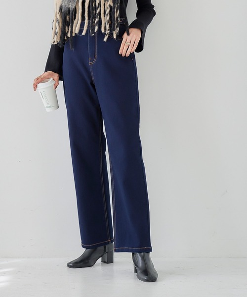 「KOBE LETTUCE」 デニムパンツ - インディゴブルー レディース_画像8