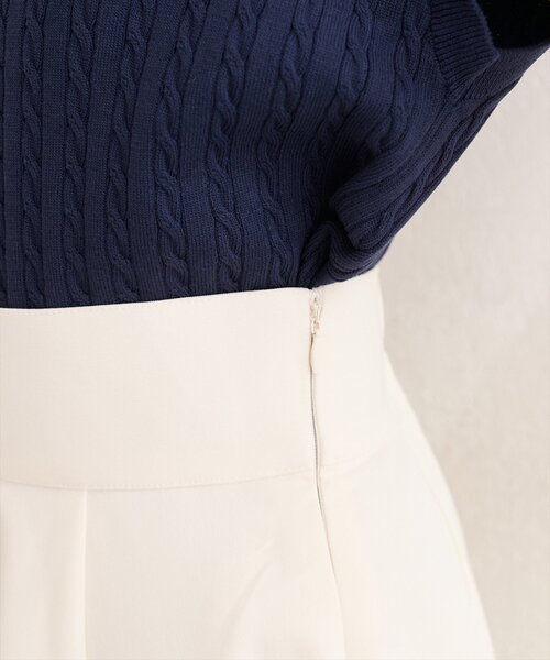 natural couture ロング スカート ハイウエストサーキュラースカート