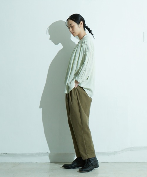 「IKKUNA」 チノパンツ 1 ベージュ レディース_画像7
