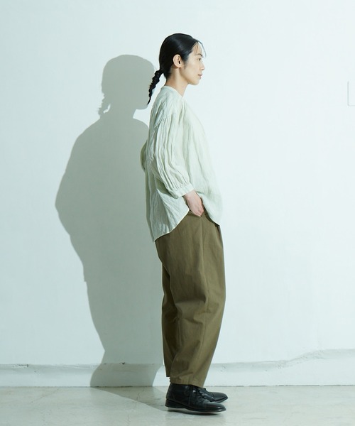 「IKKUNA」 チノパンツ 1 ベージュ レディース_画像9