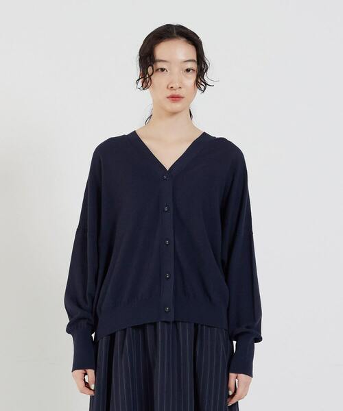 「conges payes ADIEU TRISTESSE」 ニットカーディガン FREE ネイビー レディース_画像3