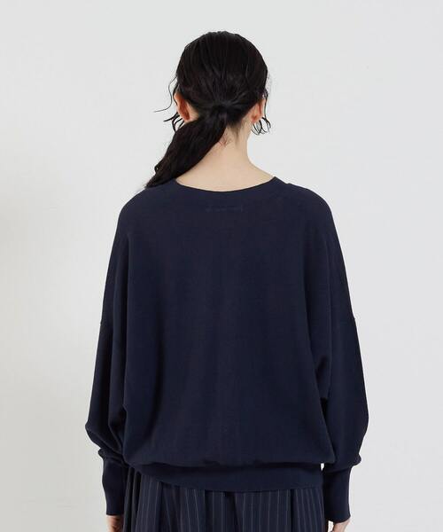 「conges payes ADIEU TRISTESSE」 ニットカーディガン FREE ネイビー レディース_画像6