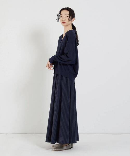 「conges payes ADIEU TRISTESSE」 ニットカーディガン FREE ネイビー レディース_画像8