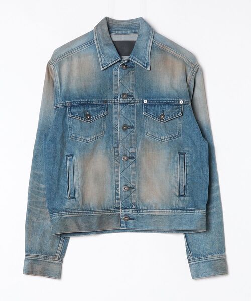 デニムジャケット gジャン 「JUHA」RUST SHORT DENIM JACKET メンズの画像