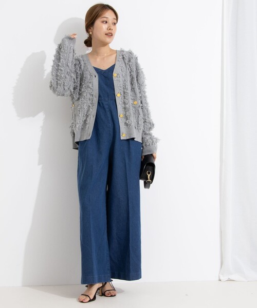「Rie Miller」 カーディガン 38 ブラック レディース_画像7