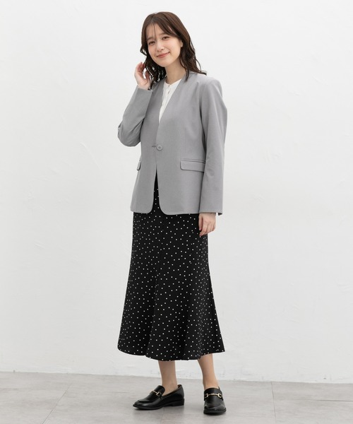 「Honeys」 7分袖ブラウス M スミクロ レディース_画像7