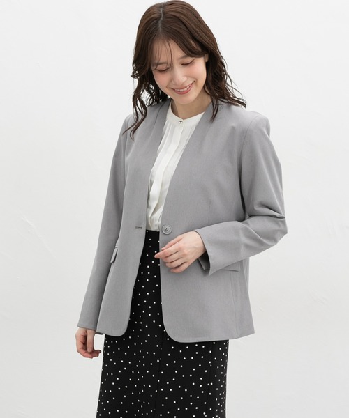 「Honeys」 7分袖ブラウス M スミクロ レディース_画像8
