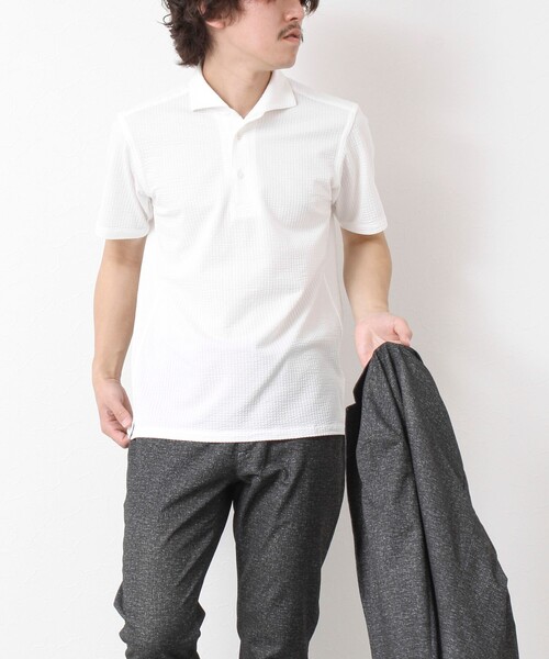 「NOLLEY'S」 半袖シャツ L サックスブルー メンズ_画像6