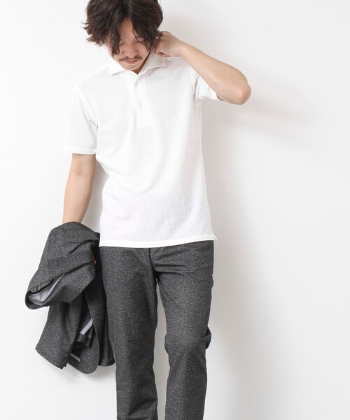 「NOLLEY'S」 半袖シャツ L サックスブルー メンズ_画像7