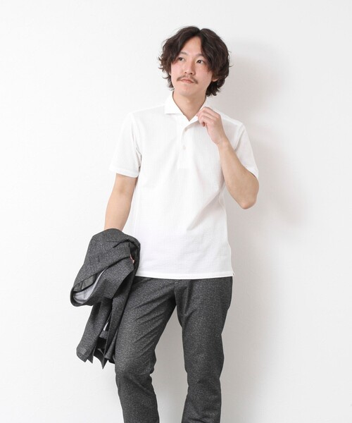 「NOLLEY'S」 半袖シャツ L サックスブルー メンズ_画像9