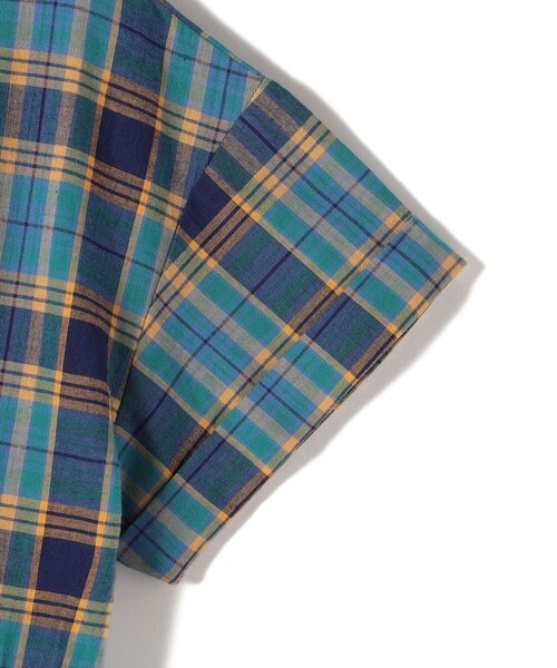 「SHIPS Colors」 半袖ワンピース ONE SIZE ブルー レディース_画像7