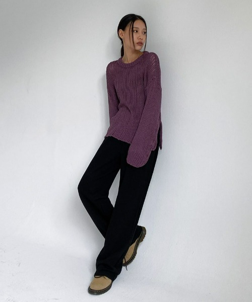 「BLACKUP」 スウェットパンツ FREE グレー レディース_画像4