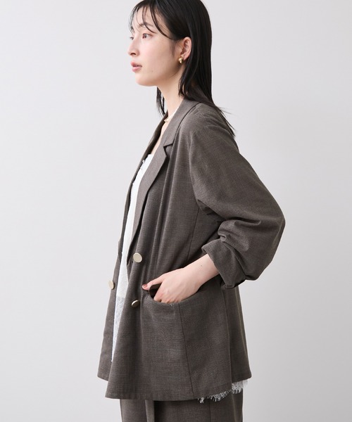 VIS（ビス） ジャケット テーラードジャケット シアーチェックダブル