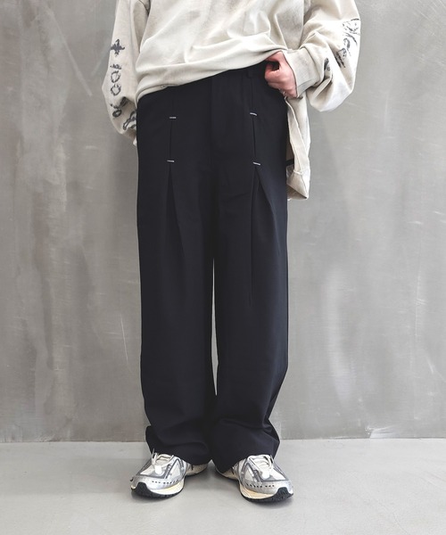 「WESTBOY」 スラックス M ブラック メンズ_画像2