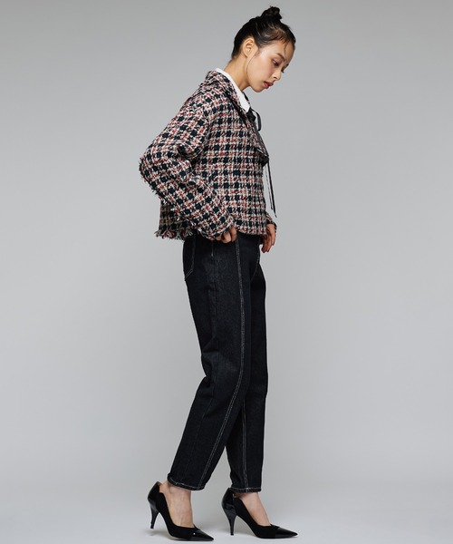 「Narcissus」 デニムパンツ FREE ブラック レディース_画像7