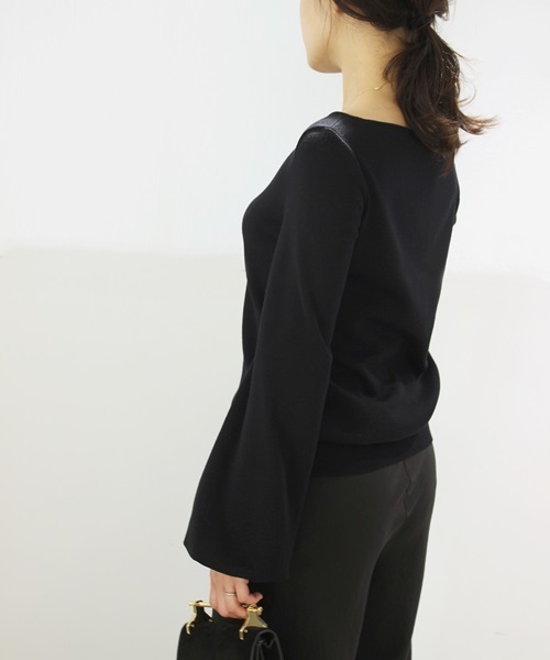 DEUXIEME CLASSE - 試着のみ★ドゥーズィエムクラスGLOSSY-PUFFニット Deuxieme Classe（ドゥーズィエムクラス）の「GLOSSY-PUFF