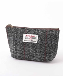 ハリスツイードドナルドポーチ ハリスツイード フラットポーチ | FULLangle Online Shop