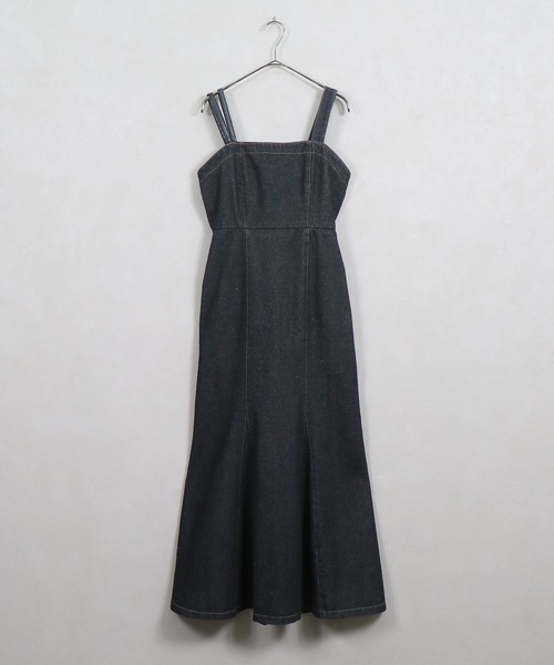 【新品未使用・完売品】　EATME デニム半袖ワンピース EATME ワンピース ダブルベルトデニムワンピース : ZOZOTOWN
