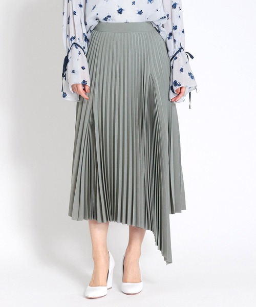 PLEATS PLEASE デジタル和柄アシンメトリー斜めカットプリーツスカート 楽天市場】アシンメトリー スカート ロングスカート プリーツスカート