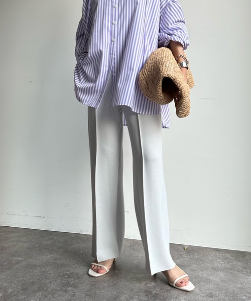 DouDou パンツ ダンボールストレートパンツ : ZOZOTOWN Yahoo!店