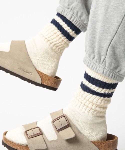 SETUP7（セットアップセブン） 靴下 「SETUP7」3足セットクルーライン