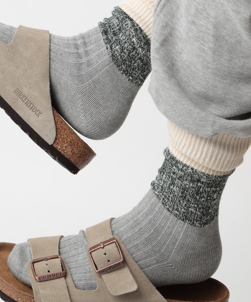 SETUP7（セットアップセブン） 靴下 「SETUP7」3足セットクルーライン