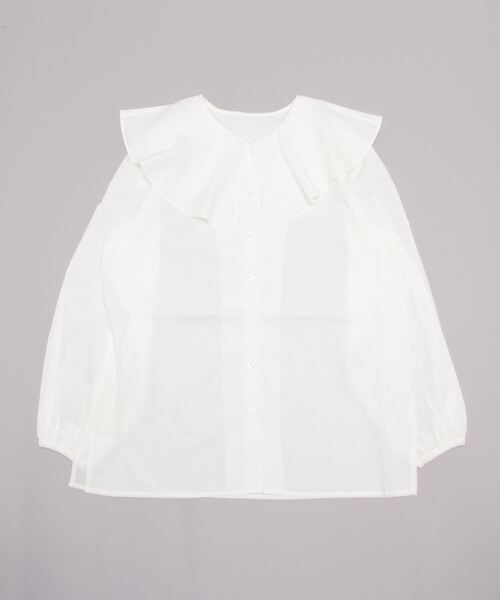 STYLEBLOCK ブラウス シャツ 綿ブロードビッグカラーブラウス