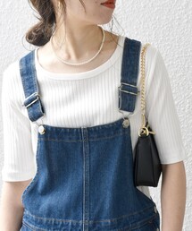 tシャツ シアーテレコハーフスリーブTシャツ レディース SHIPS any tシャツ any:「洗濯機可能」テレコ リブ ハーフ
