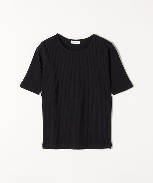 SHIPS any tシャツ any:「洗濯機可能」テレコ リブ ハーフ