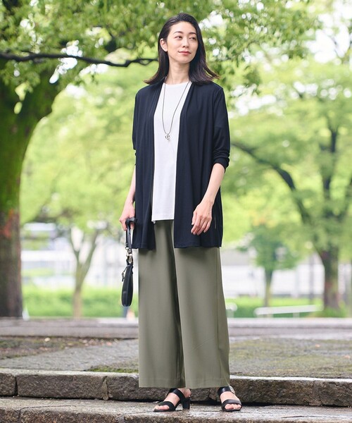 新品 自由区 カーディガン ご好評につき新色追加】【WEB限定・洗える】ウールミックス