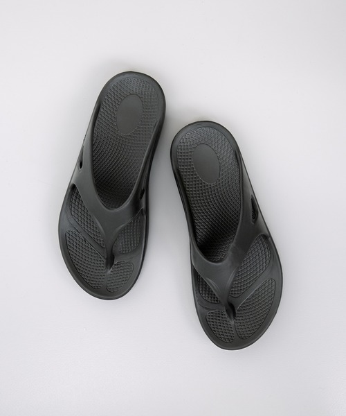 新品未使用　 SLIPPER 黒 EVAトングサンダル 26cm minia サンダル EVAトングサンダル レディース メンズ