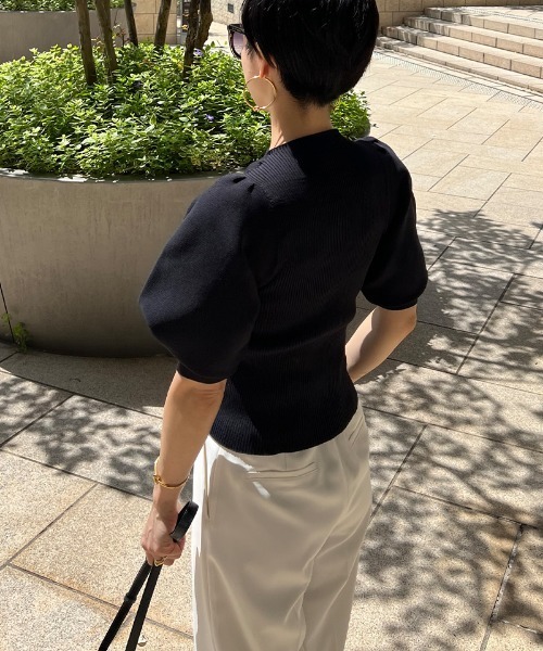 JENNE 日本製無縫製バルーンスリーブニット 日本製無縫製バルーンスリーブニット（ニット/セーター）｜JENNE