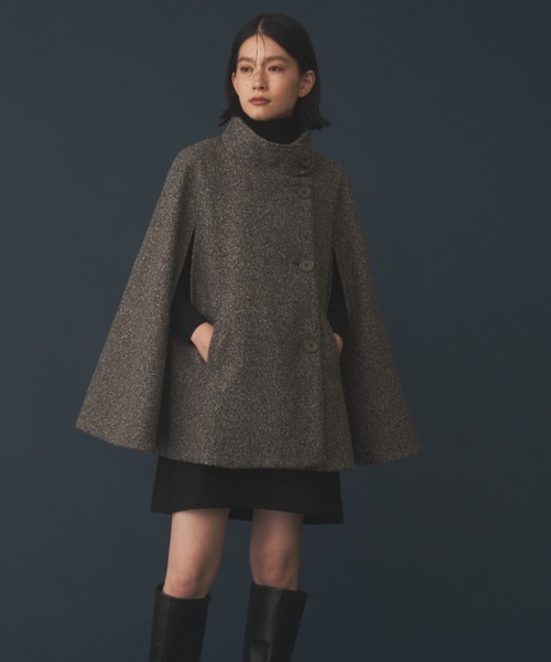 Shelly island（シェリーアイランド） ポンチョ ケープコート