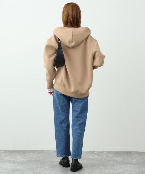 SLOBE IENA パーカー ボリュームジップアップフーディー