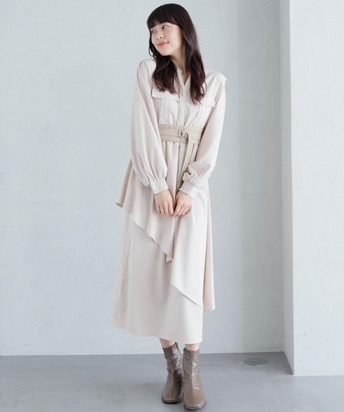 LADYMADE（レディメイド） ワンピース レイヤードスカートシャツ