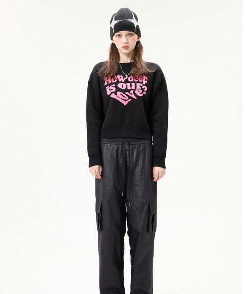 ニット セーター OW / MV / MZ LOVE KNIT レディース LUVISTRUE ニット セーター OW / MV MZ LOVE KNIT レディース
