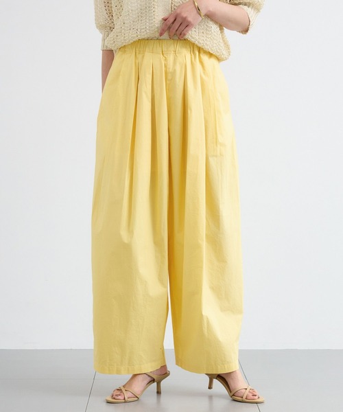 ワイドパンツ パンツ BARNYARDSTORM / タタックイージーパンツ「セットアップ対応」「WEB限定サイズL」 レディースの画像