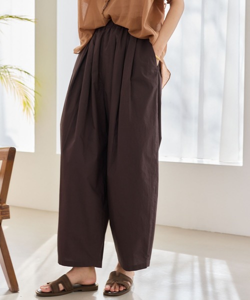 ワイドパンツ パンツ BARNYARDSTORM / タタックイージーパンツ「セットアップ対応」「WEB限定サイズL」 レディースの画像