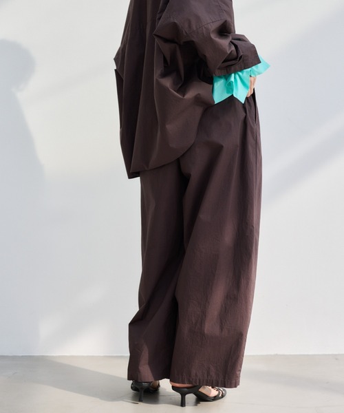 ワイドパンツ パンツ BARNYARDSTORM / タタックイージーパンツ「セットアップ対応」「WEB限定サイズL」 レディースの画像