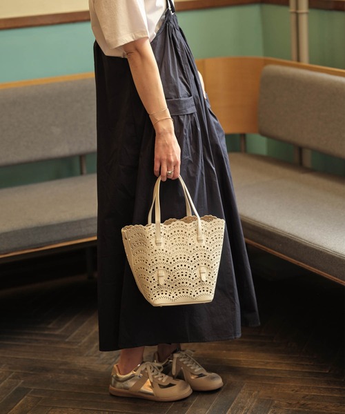 ZAKKA-BOX（ザッカボックス） トートバッグ スカラップレース