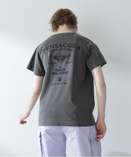 tシャツ 「直営店限定」FADE WASHＴ-SHIRT ”PENSACOLA”/フェイドウォッシュTシャツ”ペンサコーラ レディース